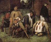 Pieter Bruegel Beggars oil on canvas